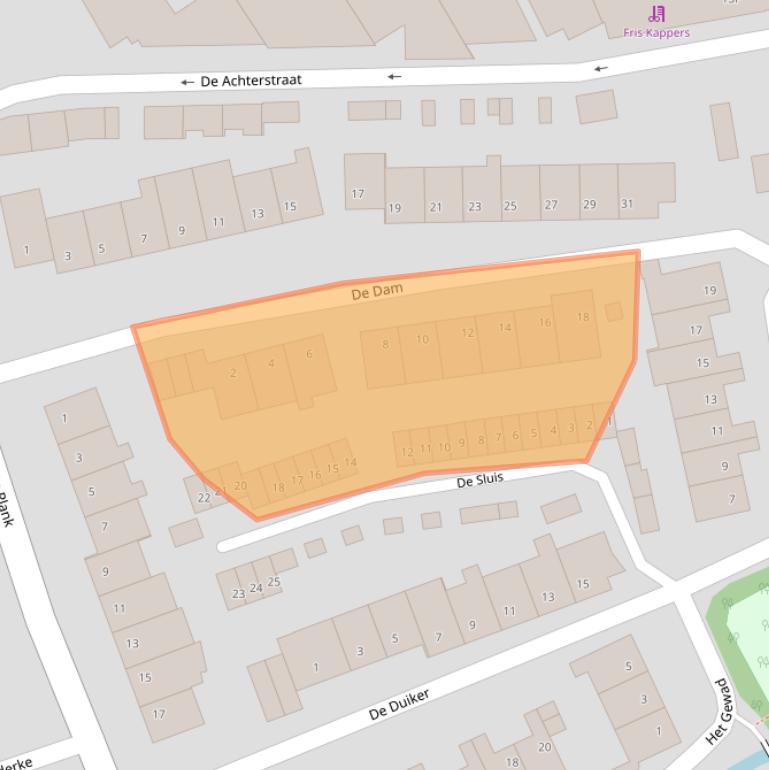 Kaart van postcodegebied 5504TD.