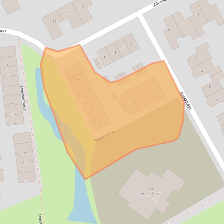 Kaart van postcodegebied 5505HD.