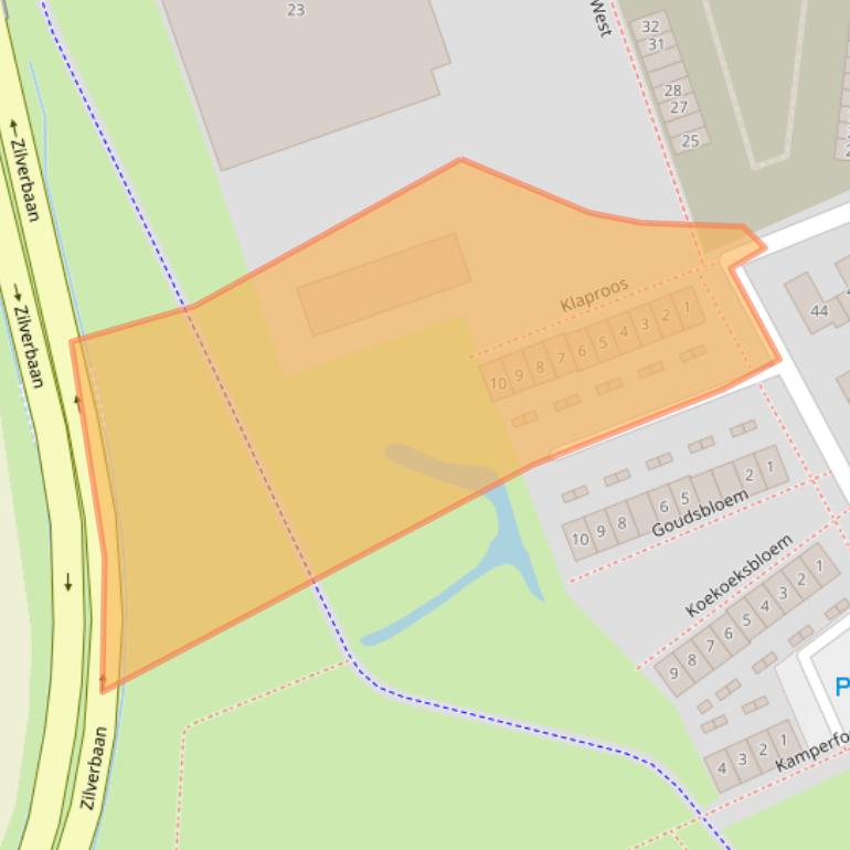 Kaart van postcodegebied 5505HJ.