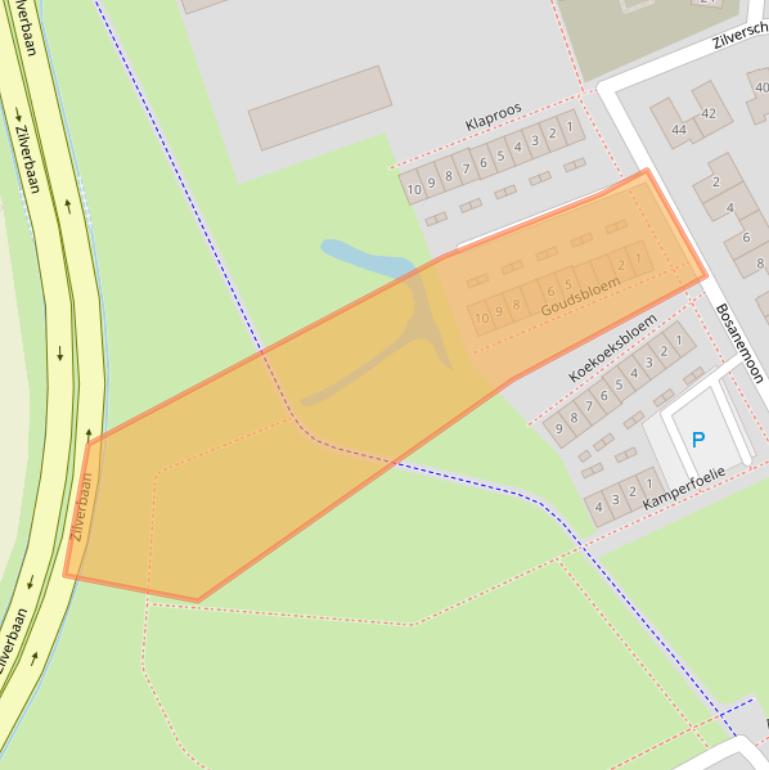 Kaart van postcodegebied 5505HK.