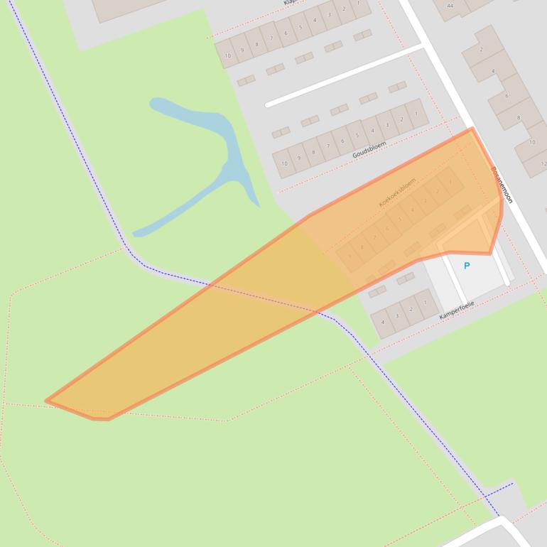 Kaart van postcodegebied 5505HL.