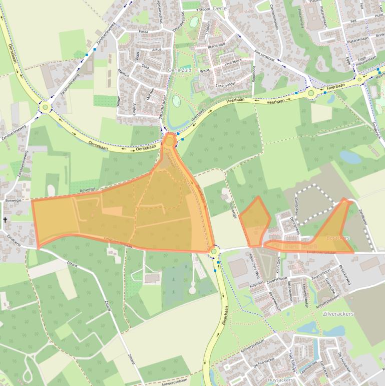 Kaart van postcodegebied 5505JB.