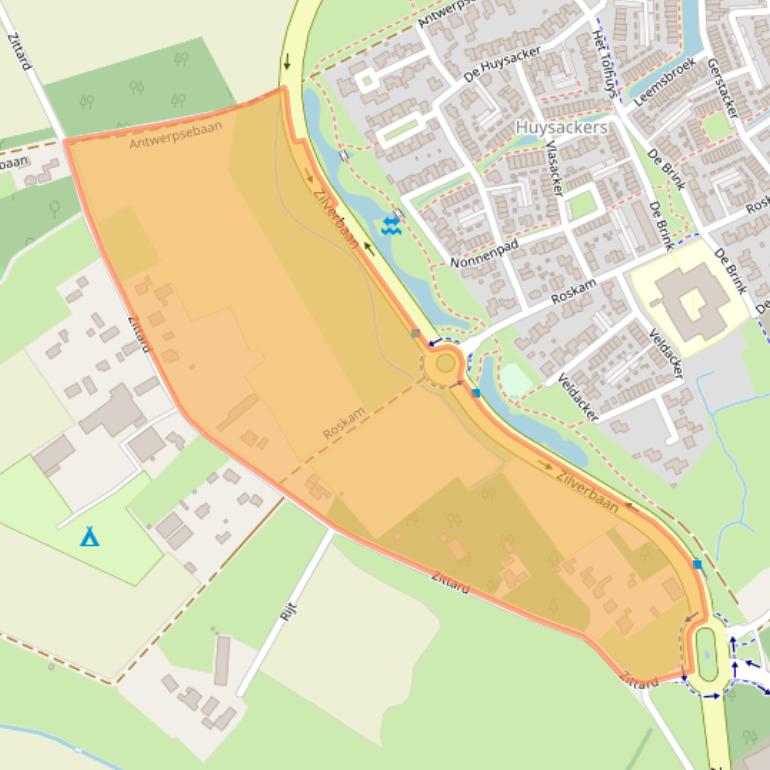 Kaart van postcodegebied 5505JD.
