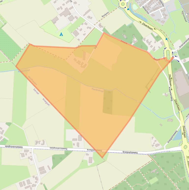 Kaart van postcodegebied 5505JK.