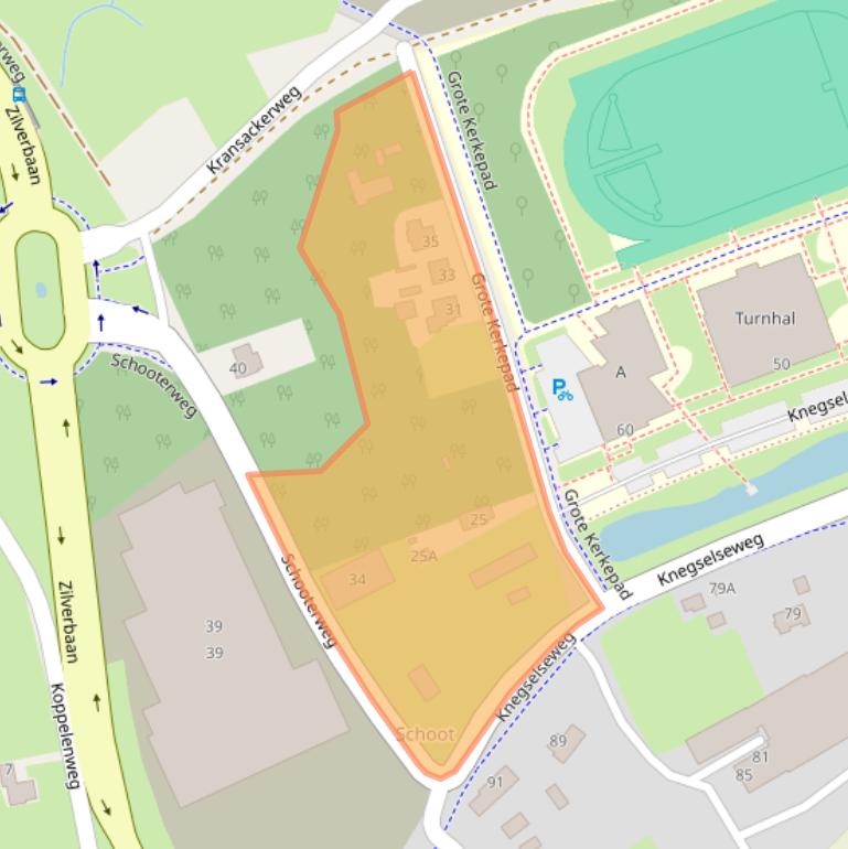 Kaart van postcodegebied 5505JM.