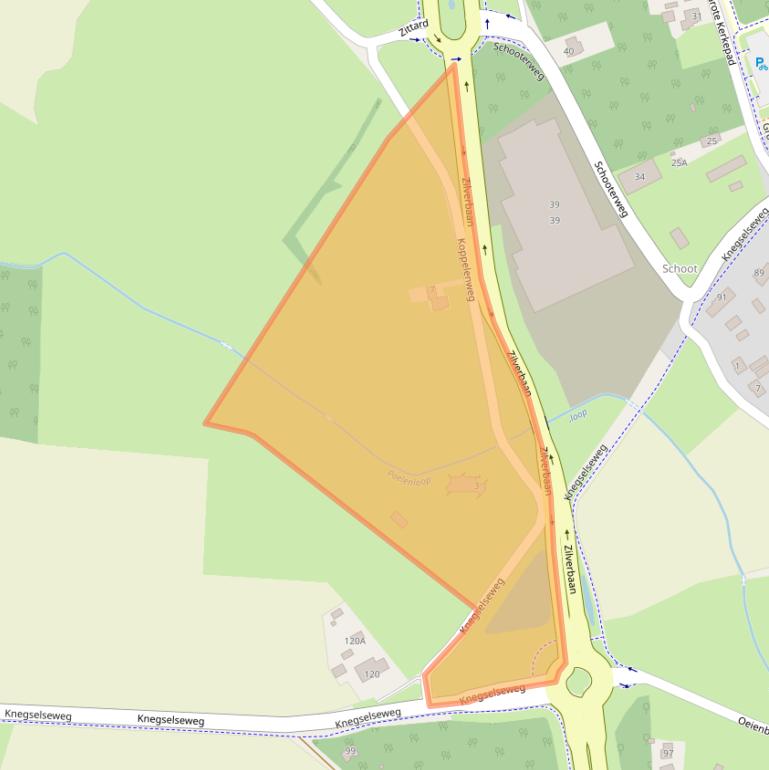 Kaart van postcodegebied 5505JP.