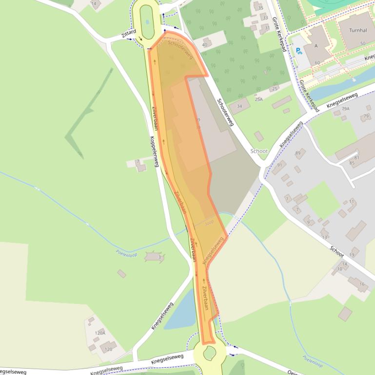 Kaart van postcodegebied 5505JR.