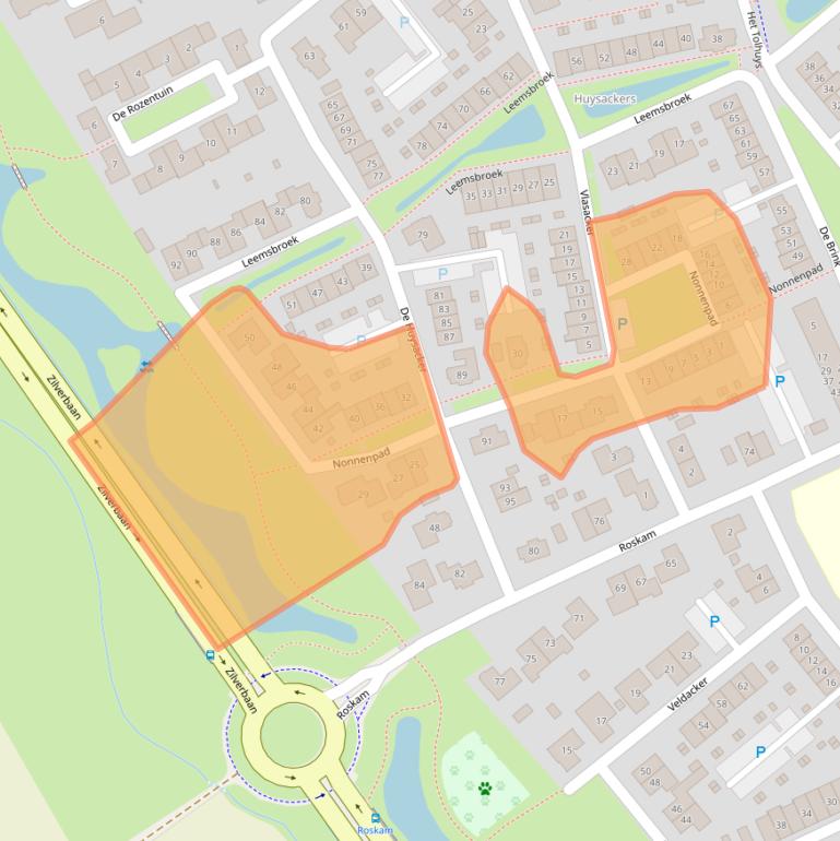Kaart van postcodegebied 5505KL.