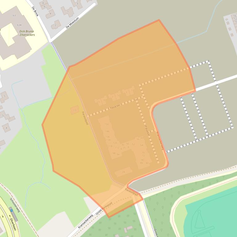 Kaart van postcodegebied 5505LV.