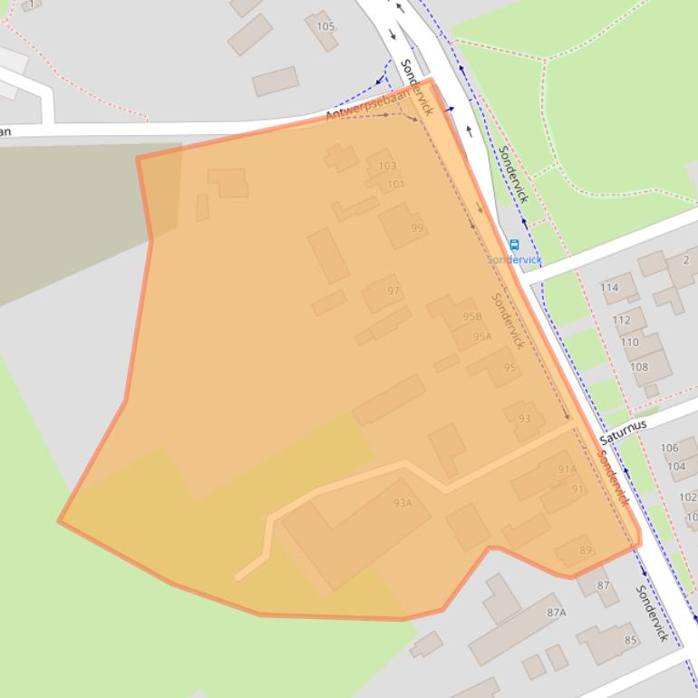 Kaart van postcodegebied 5505NC.