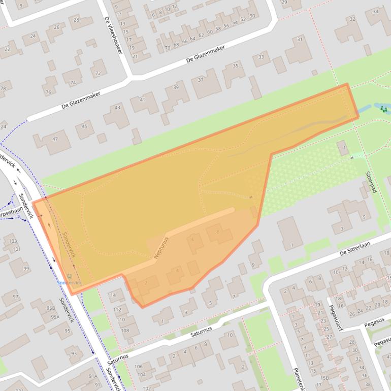 Kaart van postcodegebied 5505NH.