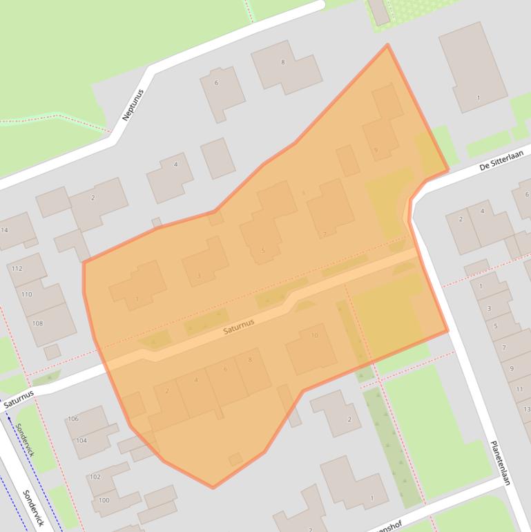 Kaart van postcodegebied 5505NN.