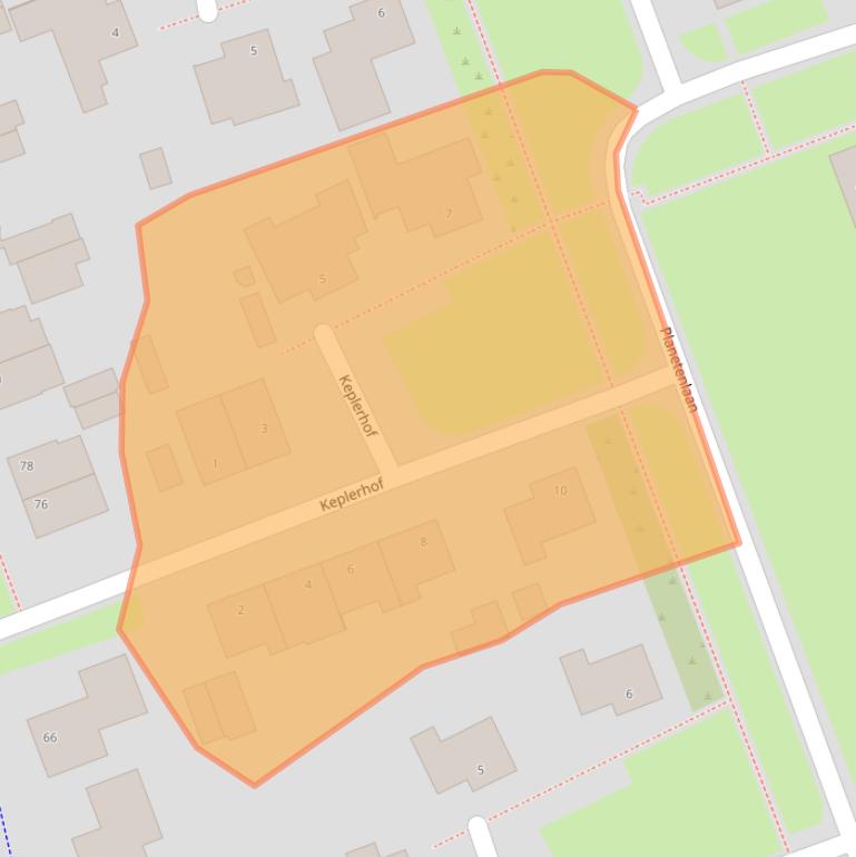 Kaart van postcodegebied 5505NR.