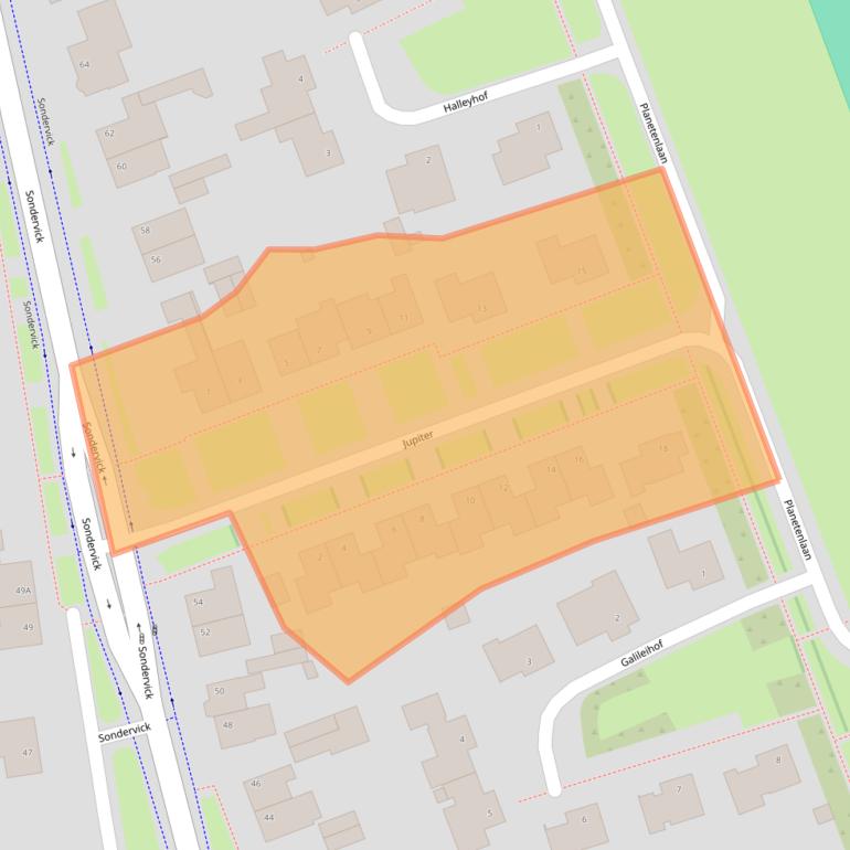 Kaart van postcodegebied 5505NT.