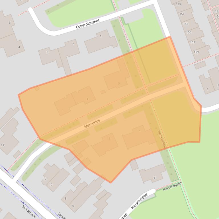 Kaart van postcodegebied 5505NX.