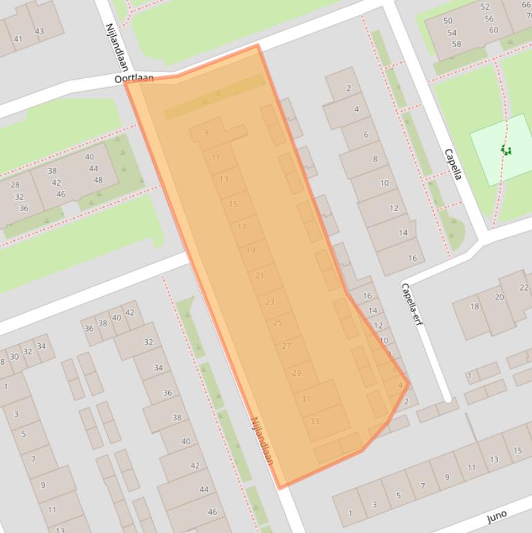 Kaart van postcodegebied 5505PA.