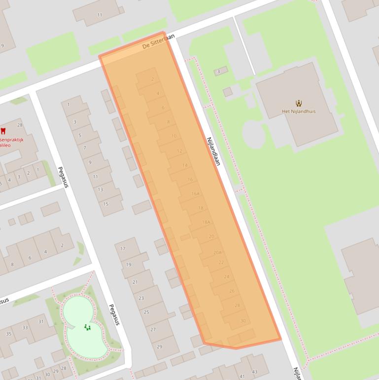 Kaart van postcodegebied 5505PC.