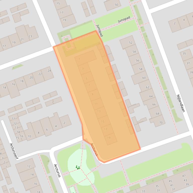 Kaart van postcodegebied 5505PL.