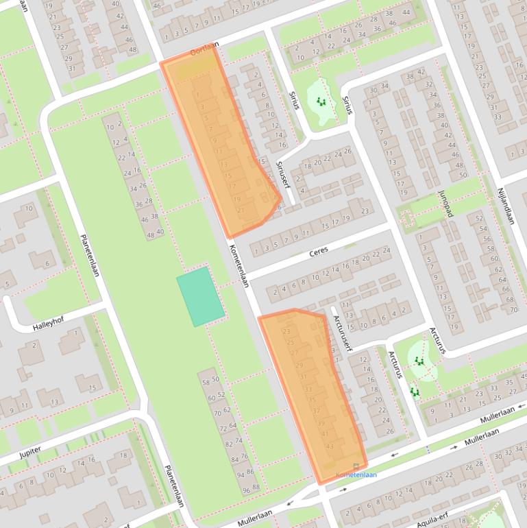 Kaart van postcodegebied 5505PN.