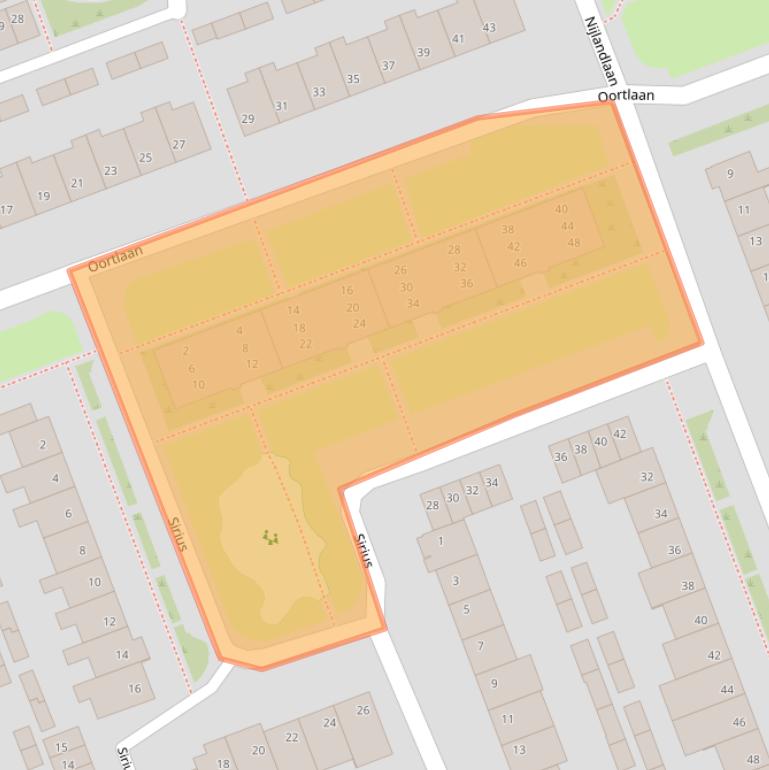 Kaart van postcodegebied 5505RD.
