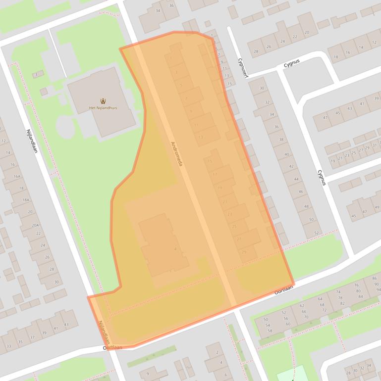Kaart van postcodegebied 5505RM.