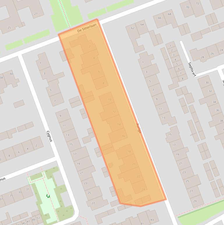 Kaart van postcodegebied 5505RT.