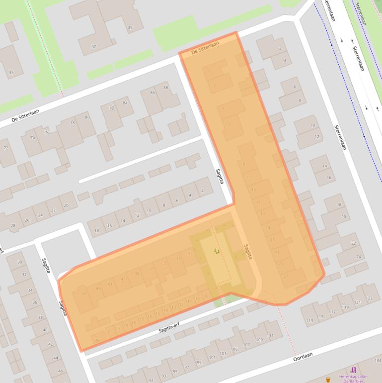 Kaart van postcodegebied 5505RV.