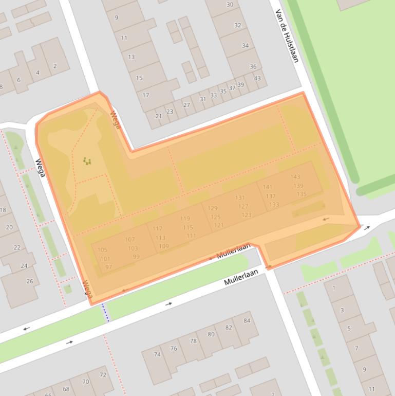 Kaart van postcodegebied 5505VC.
