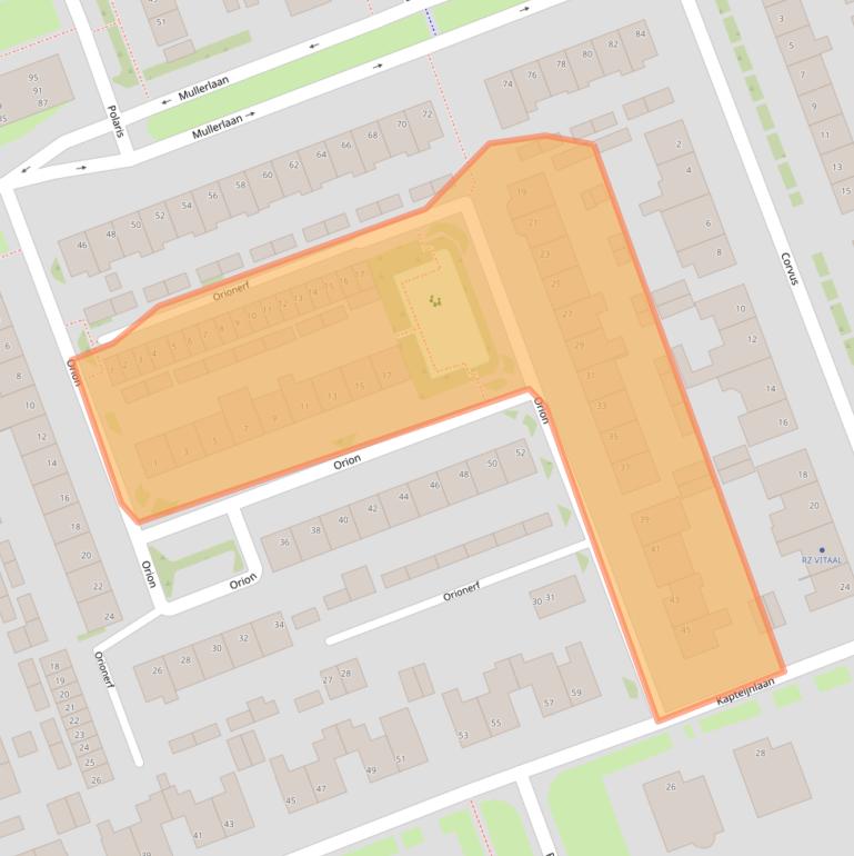 Kaart van postcodegebied 5505VL.