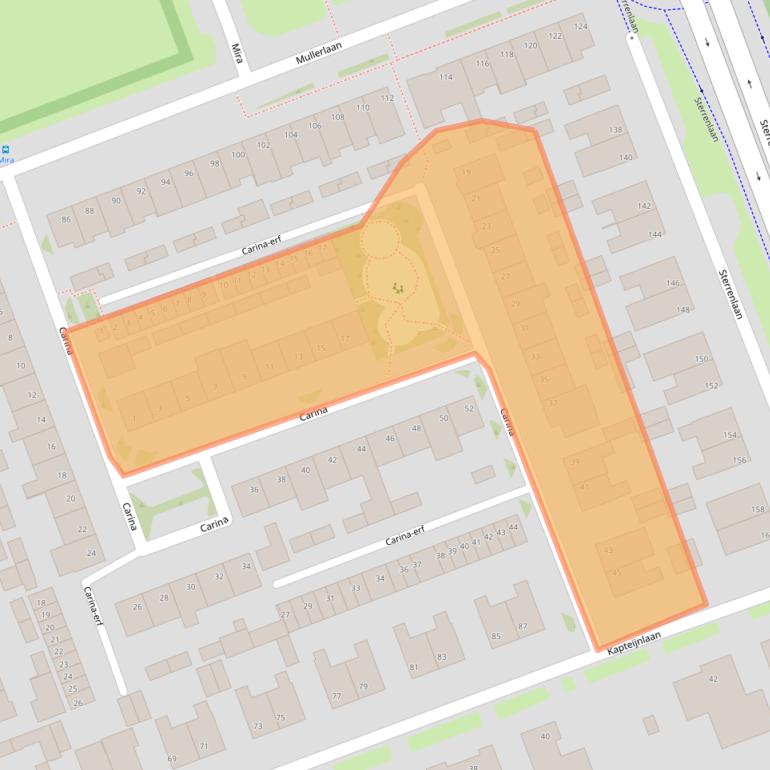 Kaart van postcodegebied 5505VS.