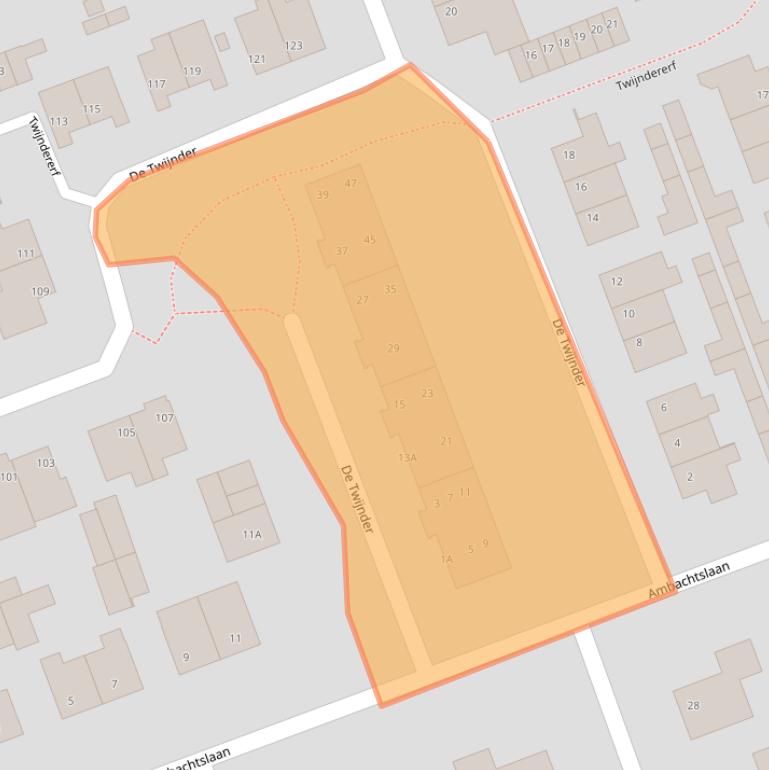 Kaart van postcodegebied 5506AL.