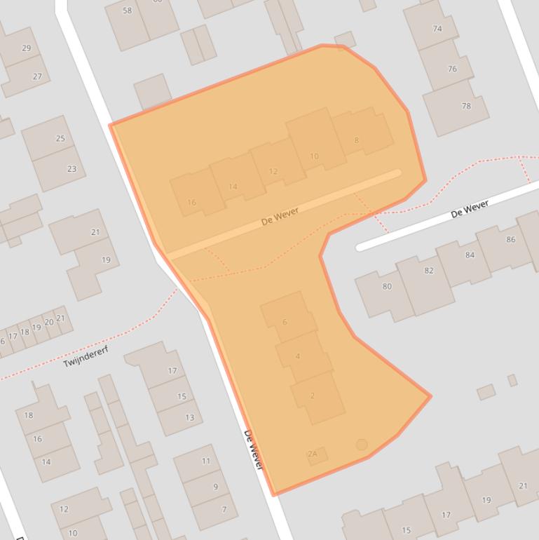 Kaart van postcodegebied 5506AW.