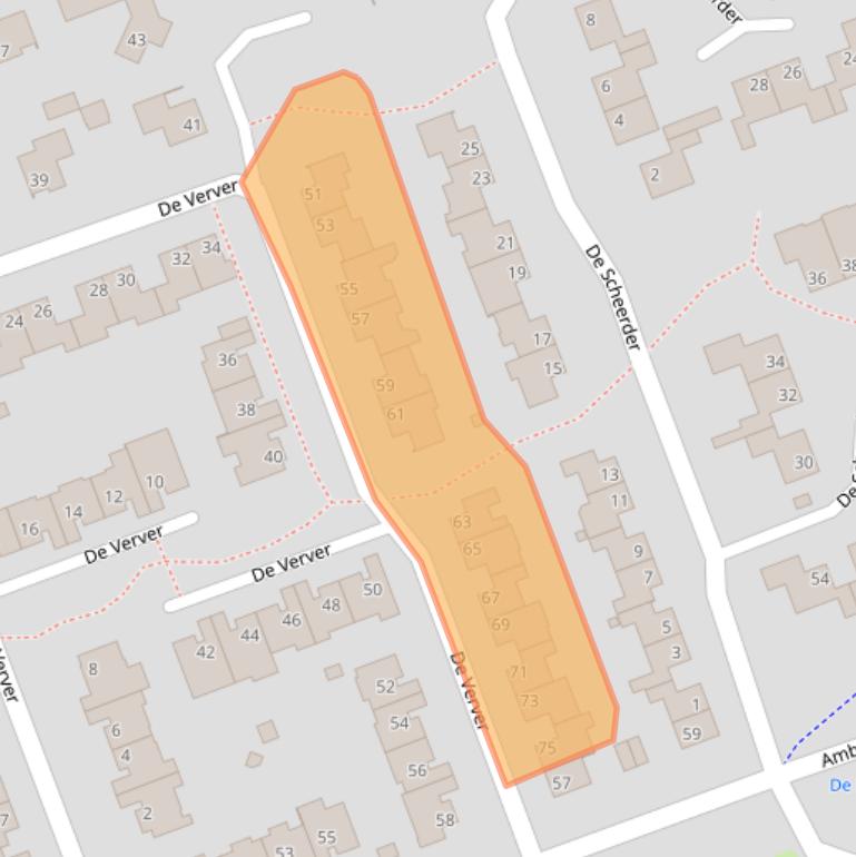 Kaart van postcodegebied 5506BJ.