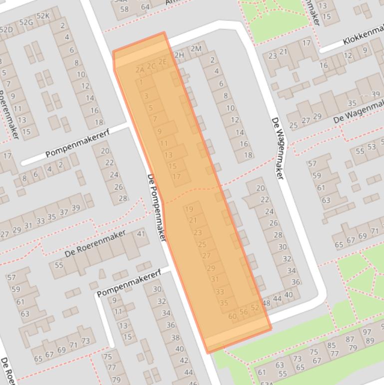 Kaart van postcodegebied 5506CL.