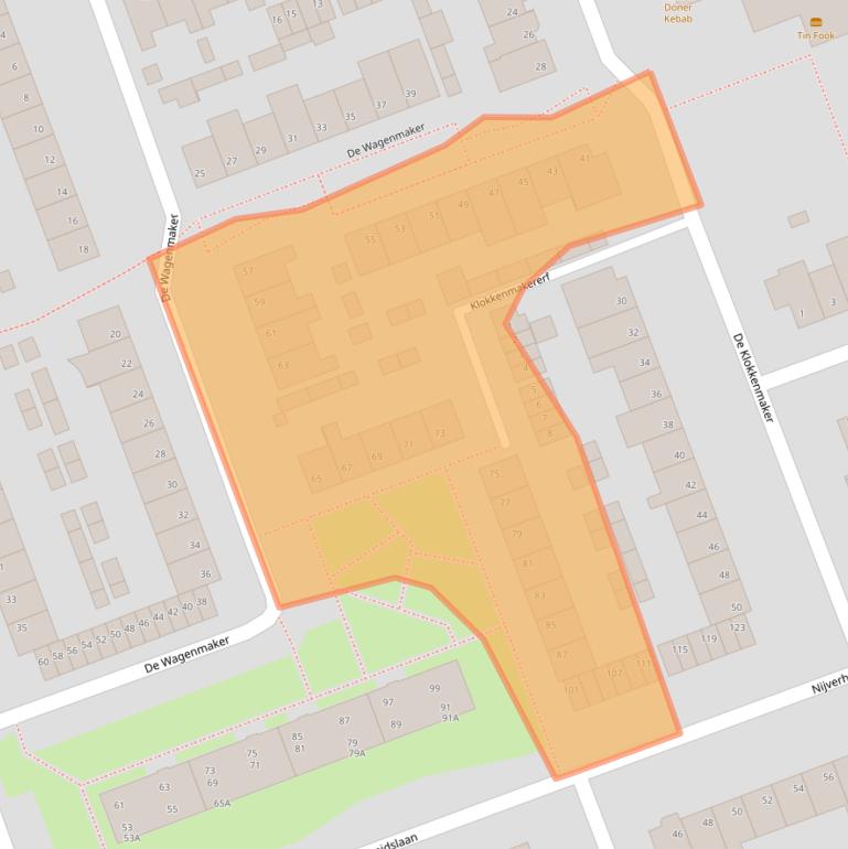 Kaart van postcodegebied 5506CR.