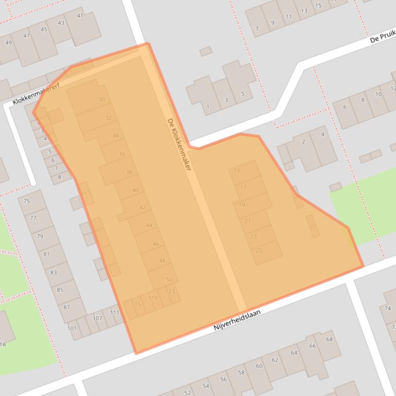 Kaart van postcodegebied 5506CW.