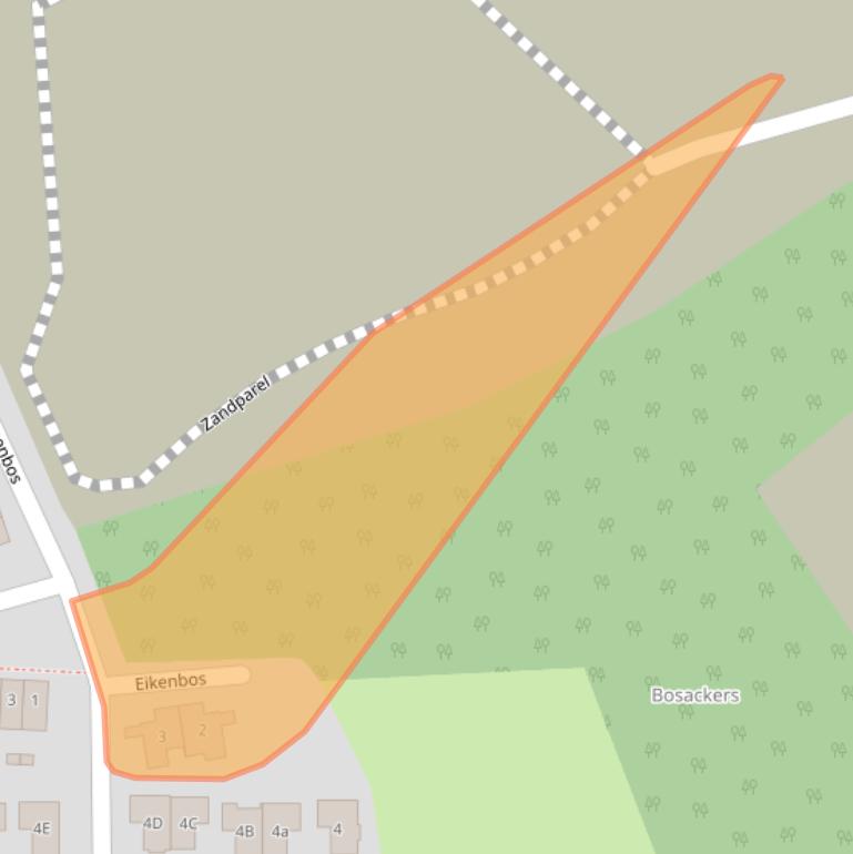 Kaart van postcodegebied 5506DC.