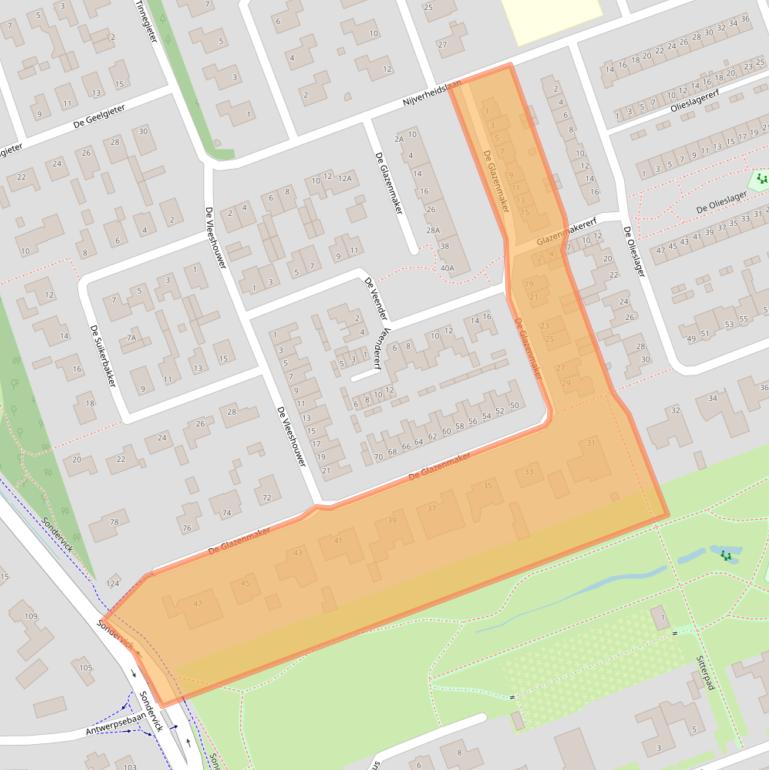 Kaart van postcodegebied 5506EM.