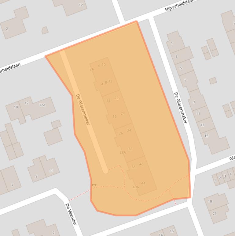 Kaart van postcodegebied 5506EN.