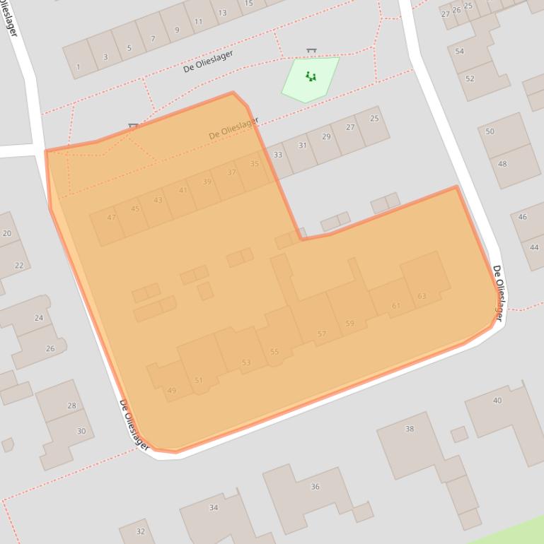 Kaart van postcodegebied 5506ES.