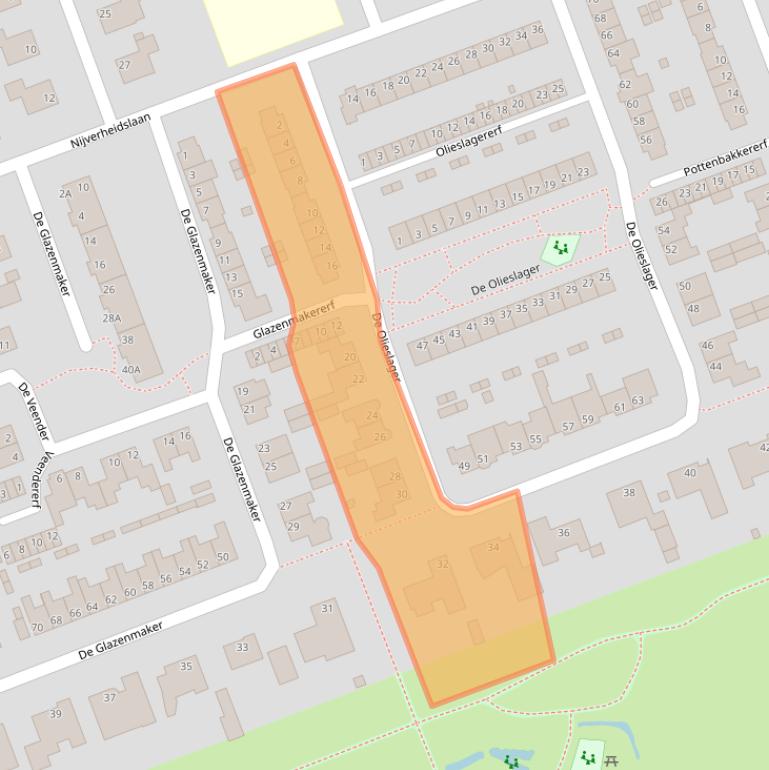 Kaart van postcodegebied 5506ET.