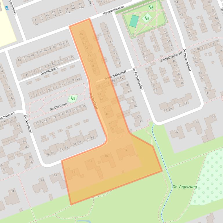 Kaart van postcodegebied 5506EV.