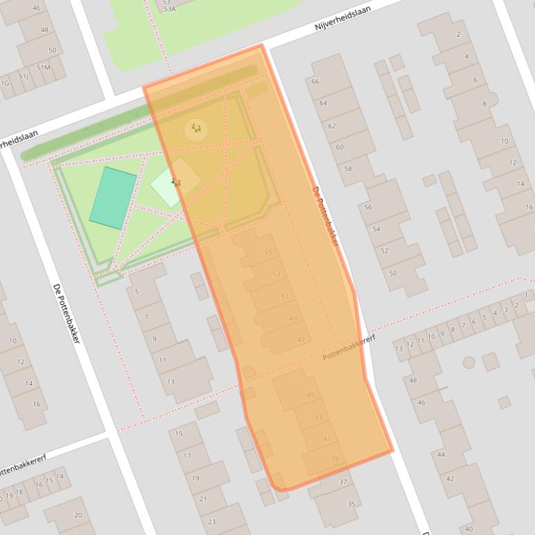 Kaart van postcodegebied 5506GB.