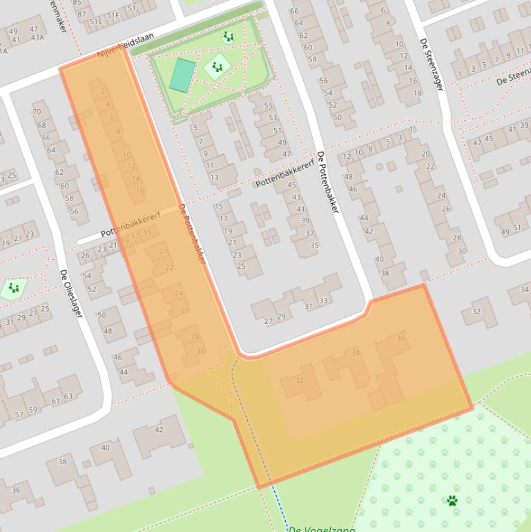 Kaart van postcodegebied 5506GC.