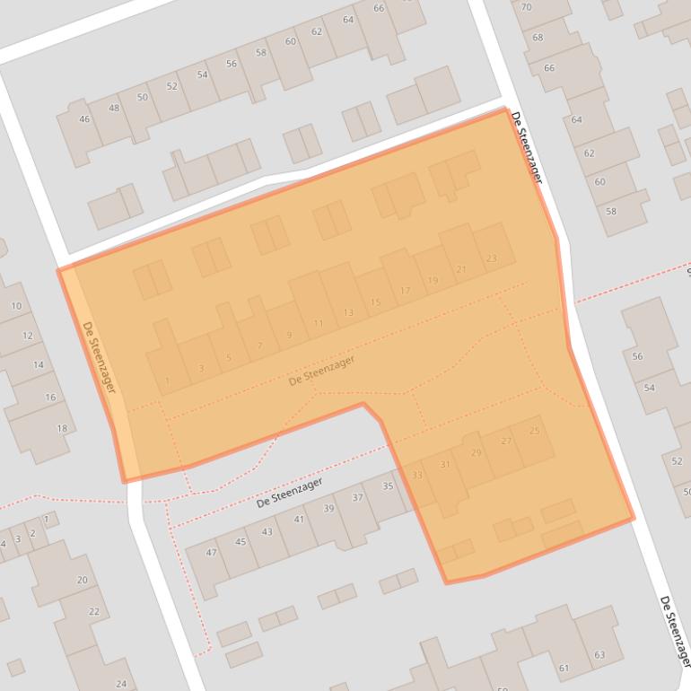 Kaart van postcodegebied 5506GE.
