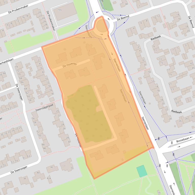 Kaart van postcodegebied 5506GK.