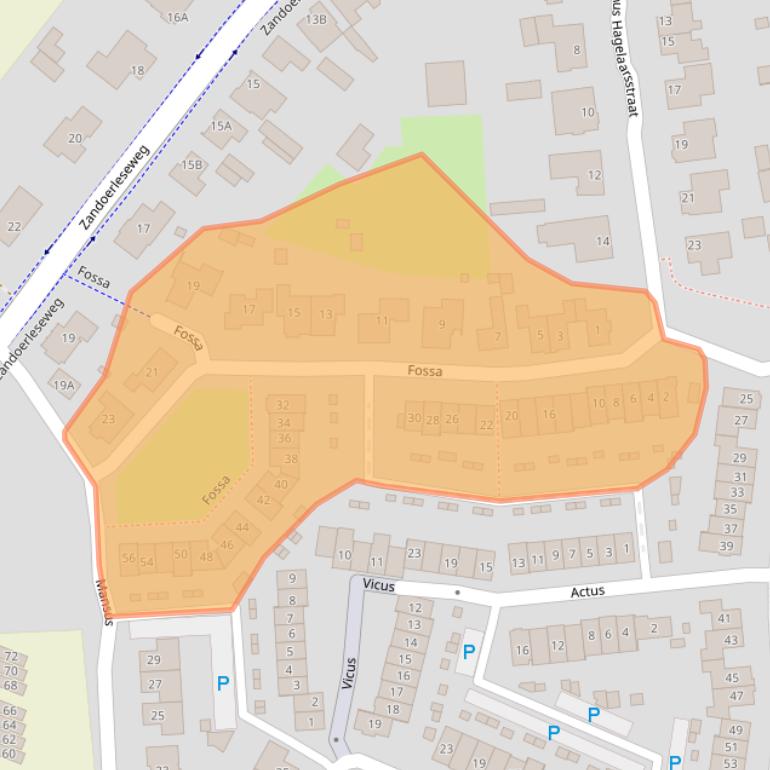 Kaart van postcodegebied 5507KA.