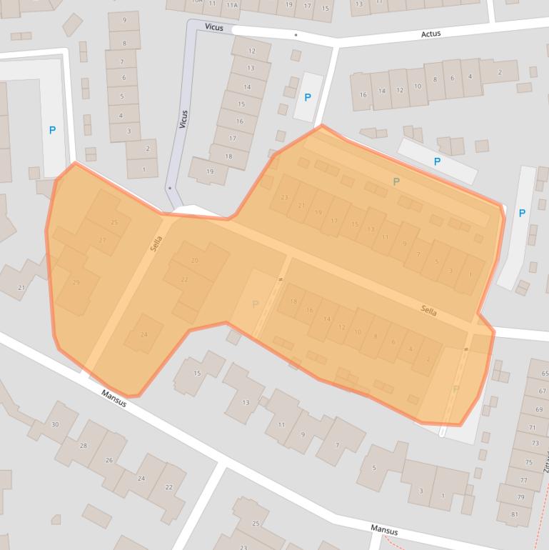 Kaart van postcodegebied 5507KC.