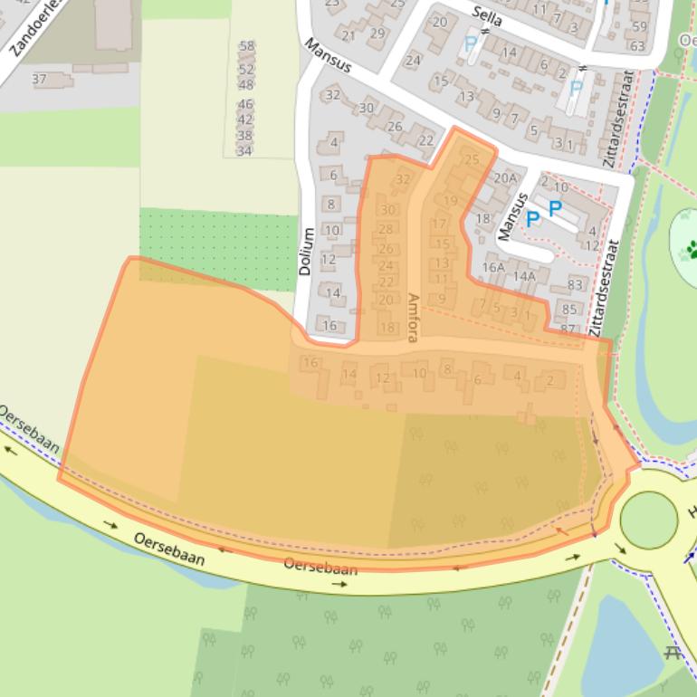 Kaart van postcodegebied 5507KG.