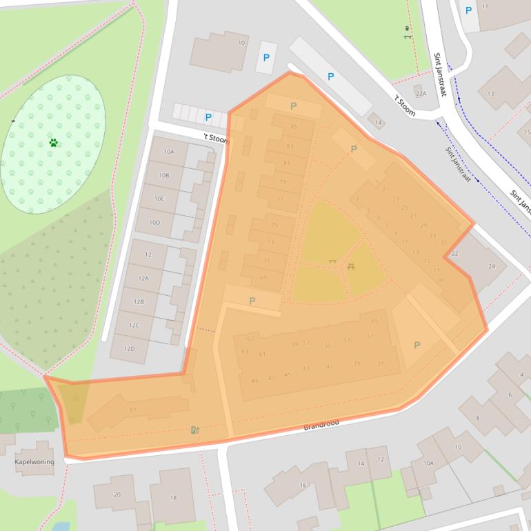 Kaart van postcodegebied 5507KP.